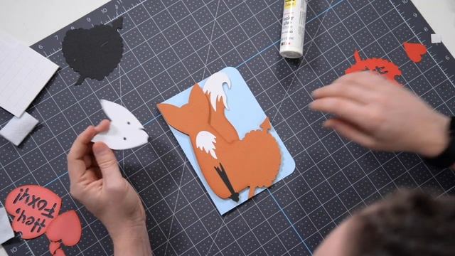 SVG File - Foxy Valentine Card - Assembly Tutorial (For Cricut, Silhouette, and ScanNCut) смотреть онлайн