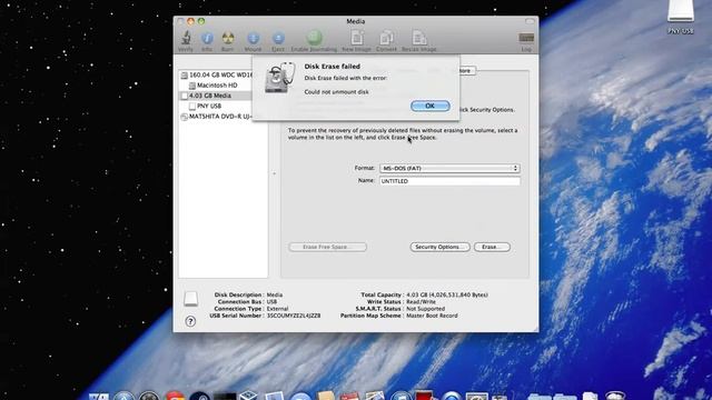 How to erase a disk in OSX 10.5 or above смотреть онлайн