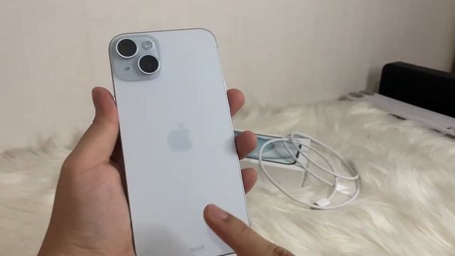 Unboxing iphone 15 plus Indonesia & quick review | blue смотреть онлайн