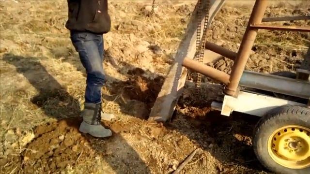 Кран на базе трактора . смотреть онлайн