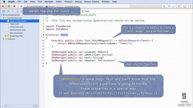 Stanford - Developing iOS 10 Apps with Swift - 10. Core Data смотреть онлайн