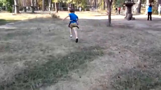 Веревочный парк SEIKLAR в парке "Партизанской славы" г.Киев смотреть онлайн