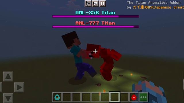 【マインクラフト/Minecraft】Mob Battle!! Anomaly 358 Titan Vs Anomaly 777 Titan