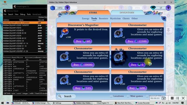 [ CE Tutorial ] Easy To Learn About Windows Games👉 Hidden City 👈 PC CE iOS IGG Android GG смотреть онлайн