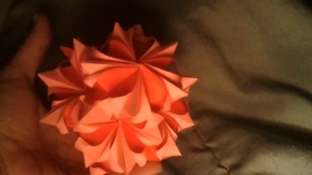 origami stella rhombica variation kusudama смотреть онлайн