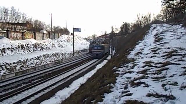 ЭР9П-218 и ВЛ80т-1869, блок пост 1479 км. смотреть онлайн