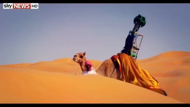 Mapping The Desert With Google's Street View 'Camel Cam' смотреть онлайн