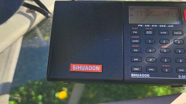 Sihuadon / XHDATA D-808 portable receiver on 25 meter band signals HM01 Cuban number station смотреть онлайн