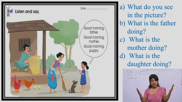 1. Class 1 | English | Unit-1 | Me And My Family | смотреть онлайн