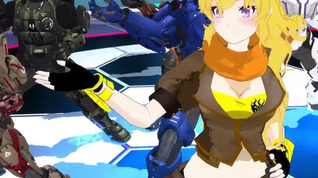 (MMD) RWBY and RvB Little Apple dance смотреть онлайн