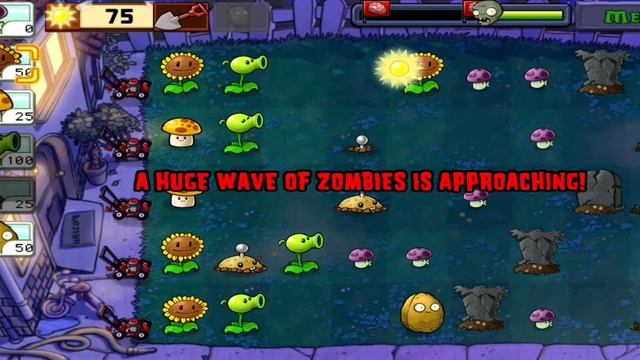 Зомби ночь. Растения против зомби. Серия 14 смотреть онлайн