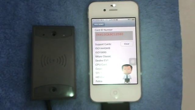RFID Reader with iPhone смотреть онлайн