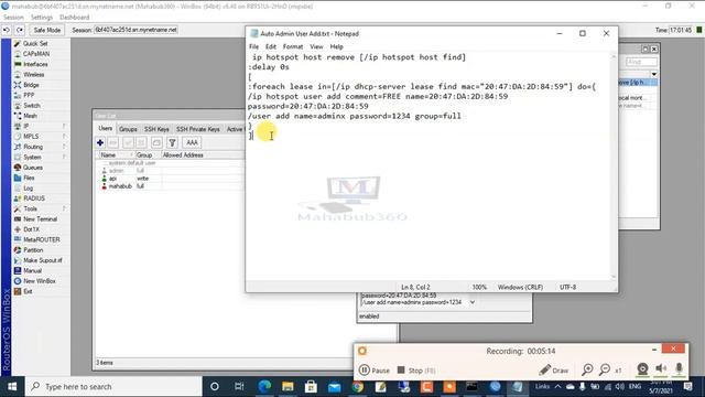 Mikrotik Lecture 101: Auto admin User Creation in Mikrotik Router|সতর্ক থাকুন আপনার রাউটার নিয়ে смотреть онлайн