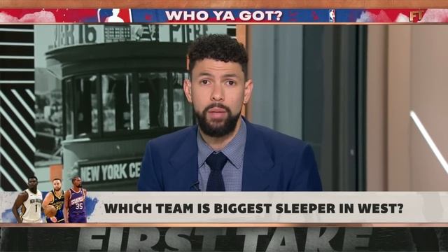 Pelicans? Suns? Warriors? 🤔 TOP SLEEPERS in the West with Perk, Austin Rivers & Windy | First Take смотреть онлайн
