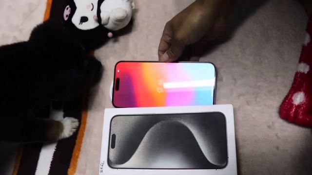 iPhone 15 pro max (natural titanium) unboxing the biggest gift 🎁 🥰❤️🩹😘 смотреть онлайн