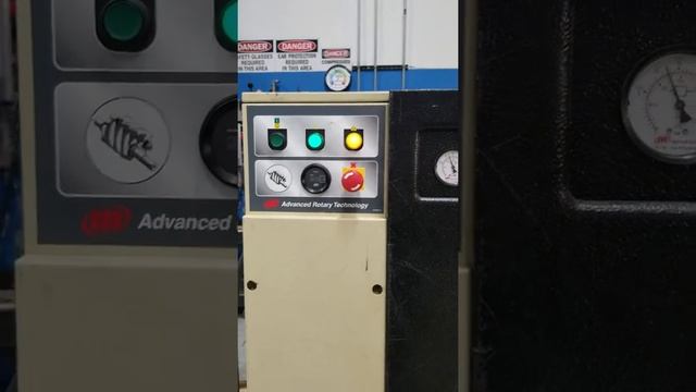 Used 15 HP Ingersoll Rand Air Compressor 480 Volt смотреть онлайн