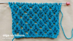 399 АЖУРНЫЙ УЗОР СПИЦАМИ Вязание Узоры спицами