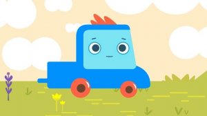 Мультфильм про машинки -  Грузовичок Пик - Раскраска -Панда почтальон