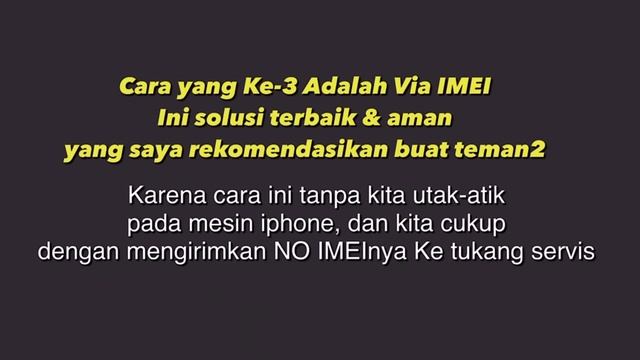 3 CARA UNLOCK ICLOUD (Rekomendasi pililah cara yang aman) смотреть онлайн