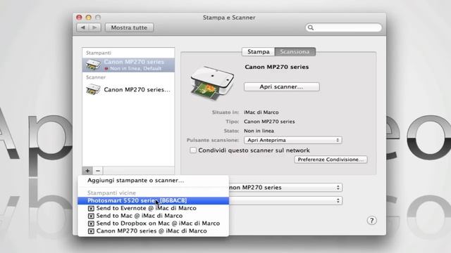 Apple videoblog 162 - Mac OS X: installare una stampante (o uno scanner) смотреть онлайн