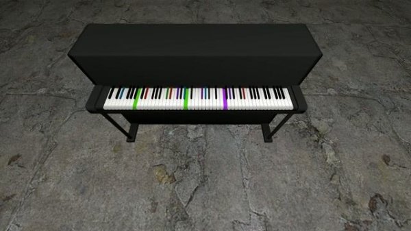 Bad Apple midi piano player