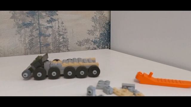 T-34-85 from lego in minifig scale. Review + Instruction / lego tank ww2 tutorial смотреть онлайн