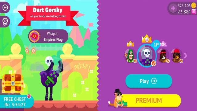 Bowmasters - Gameplay Walkthrough Part 3 - Mr. Gorskiy Upgrade - Dart Gorsky (iOS, Android)
