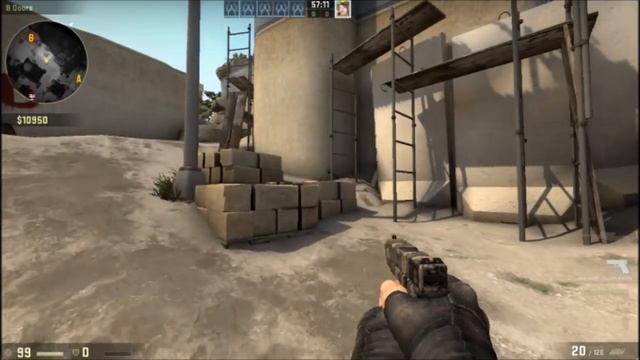 CS:GO - 7 Simple Smokes + 3 1-Way Smokes on De_Dust 2 смотреть онлайн