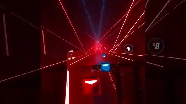 playing Bad Apple by RichaadEB & Cristina Vee in Beat Saber смотреть онлайн