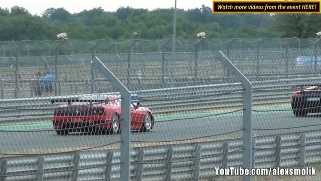 Lamborghini LP670 racing on the track ! смотреть онлайн