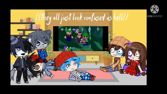 FNF react to FNF golden apple ((ft kapi and blue)) смотреть онлайн