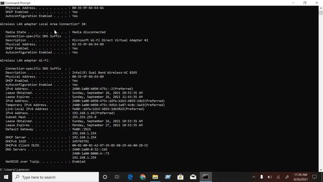 How to find Wi-Fi Mac address in any windows смотреть онлайн