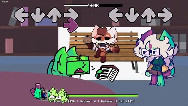 FNF vs Dave and Bambi Golden Apple 1.2: Bookworm but Furry Lego смотреть онлайн