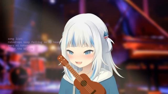 Gura bad apple ukulele смотреть онлайн