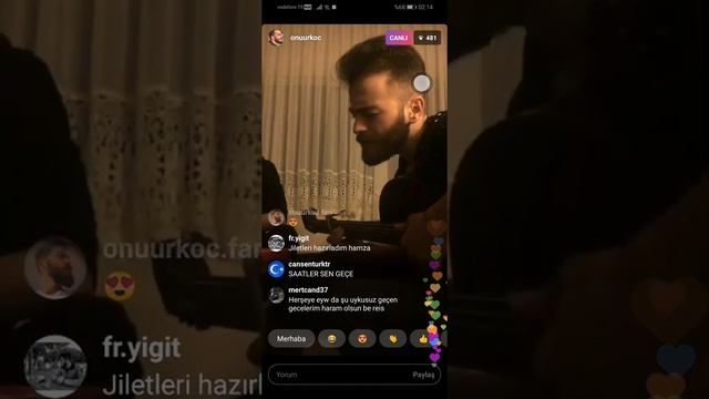 Onur Koç - Sonu Gelmez (İnstagram Canlı Yayın) смотреть онлайн
