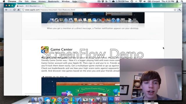 OSX Mountain Lion and Messages for Mac смотреть онлайн