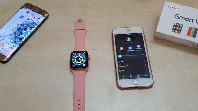How to connect T55 Plus Smartwatch with Iphone & M2 Wear app & features of M2 wear | connect iphone смотреть онлайн