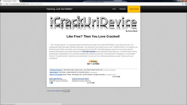 iCrackUriDevice's NEW Website - It's All About Jailbreaking смотреть онлайн