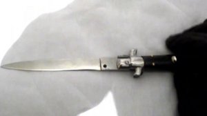 Итальянский кнопочный стилет. Italian button stiletto knife