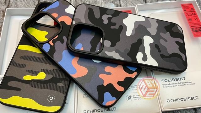 RhinoShield solidsuit camo design iPhone 13 Pro Max Protection Military grade casing смотреть онлайн