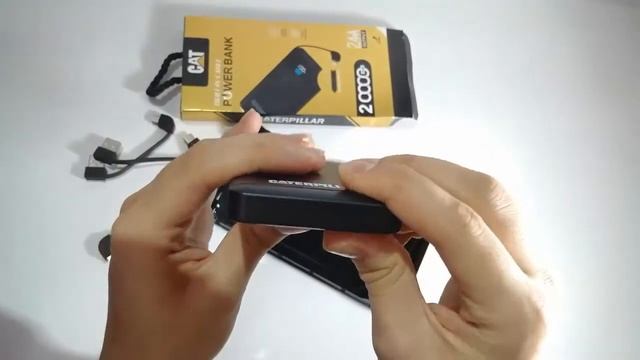 Power Bank CAT 20000 mAh Original + Cable Tipo C/ V8/ Iphone (unboxing) смотреть онлайн