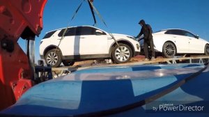 разгрузка автовоза, всё как обычно