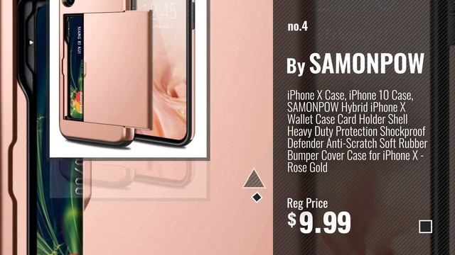 Top 5 IPhone X Case Card Holder [2018 Best Sellers]: iPhone X Case, DesignSkin [SLIDER SLIM] смотреть онлайн