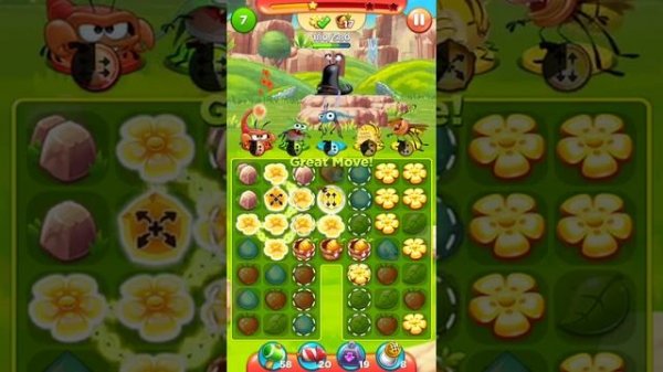 Best Fiends STARS 436 android IOS gameplay HD let's Play