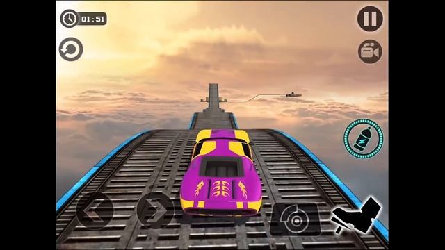 Impossible Stunt Car Tracks 3D New Vehicle Unlocked - Gameplay Walkthrough Part 2(iOS, Android) смотреть онлайн