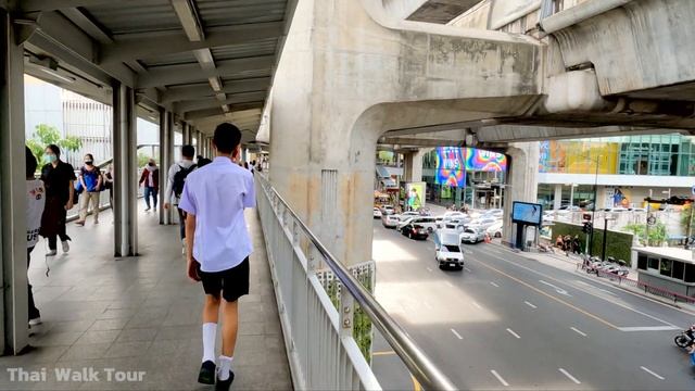 🇹🇭 APPLE CENTRAL WORLD, BANGKOK | Thai Walk Tour [Thailand 4K]