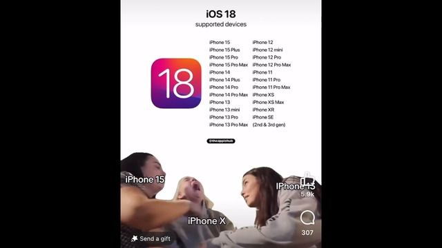 iPhone XR болон iPhone Xs iOS 18 сууна смотреть онлайн
