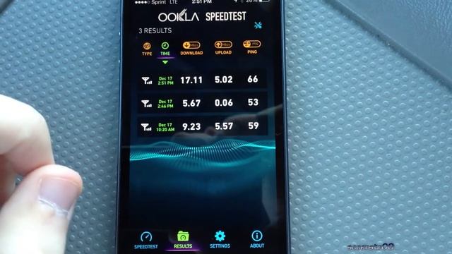 Sprint 4G LTE Speed Test on an iPhone 5S смотреть онлайн
