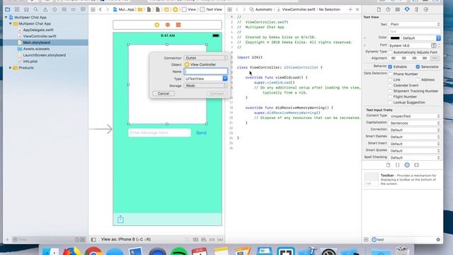 Swift 4 Multipeer Chat App Part 1 - Set Up смотреть онлайн