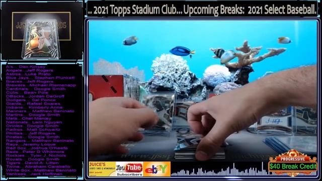 2021 Panini Select Baseball half case break #2 смотреть онлайн